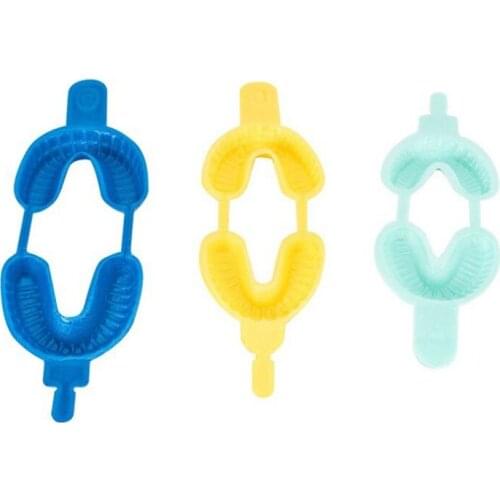 30pcs Dental disposable fluoridated foam tray Childrens special fluorinated foam tray Childrens die-printing tray