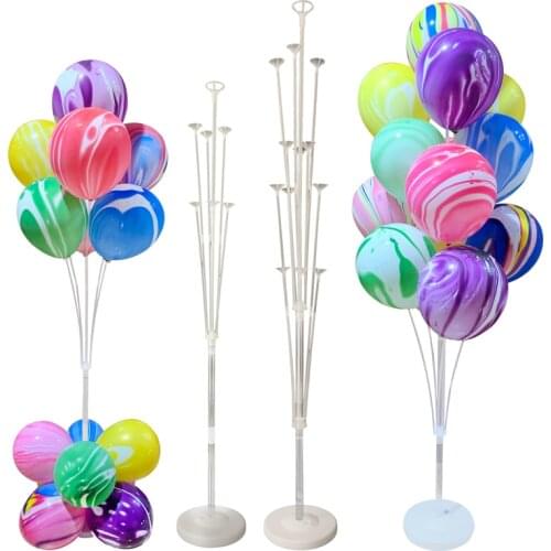 7/13/19Tubes Balloons Stand Balloon Holder Column Confetti Balloon Baby Shower Kids Birthday Party Wedding Decoration Supplies