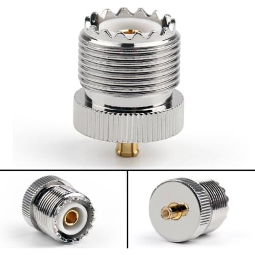 Artudatech 10pcs UHF SO239 Female to MCX Male Coax Adapter Connector For GPS RADIO Antenna Jack Plug Parts