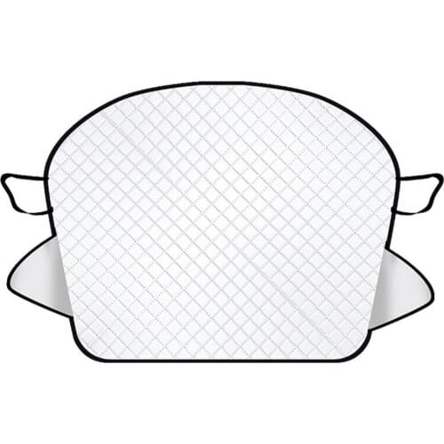 Car Summer Sun Shade Universal Front Aluminum Foil Magnetic Thickened Suction Anti-theft Sunshade Snow Block