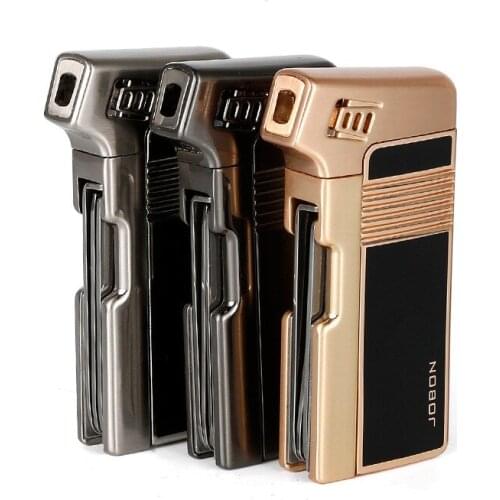 JOBON Windproof Inflatable Direct Impulse Personality Creative Cigarette Lighter Metal Brand Gift Pipe Lighter