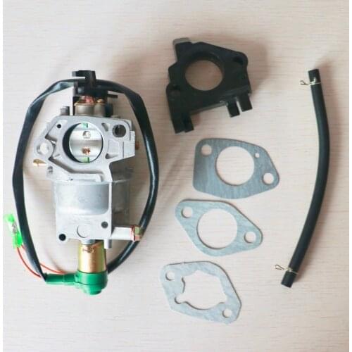 Carburetor insulator Solenoid Gasket Kit For HONDA GX340 GX390 188F 5KW 6.5KW 11/13HP water pump AUTO CHOKE