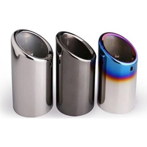 1pcs Stainless steel Car Automobiles exhaust pipe cover muffler pipe For Skoda Octavia A7 A5 Superb Yeti 1.4T 1.6T Accessories