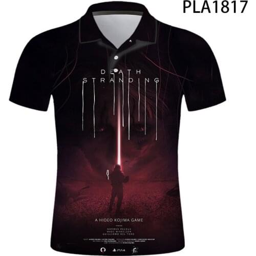 2020 New Ropa De Hombre Death Stranding Fashion Casual Short Sleeve Summer 3D Printed Men Shirts Streetwear Cool Polo Homme
