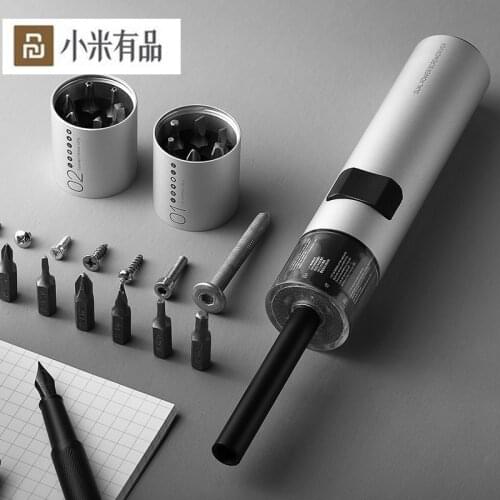 Xiaomi Wowstick 12 In 1 Dual Power Lithium Electric Screwdriver 3LED Lights Rechargeable Screw Driver Kit Magnetic One Button