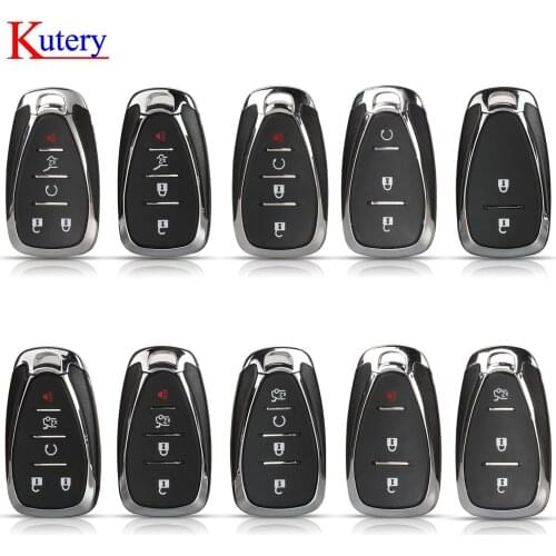 Kutery 10pcs Smart Remote Car shell case for Chevrolet Camaro Cruze Malibu Spark Bolt Equinox Sonic Trax Volt
