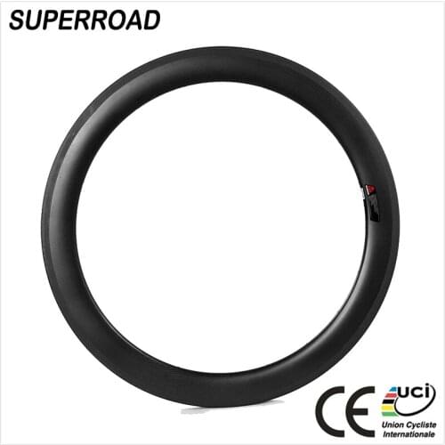 Special Price 25mm Wide 55mm Deep Carbon Road Bike Tubular Rims With Basalt Brake