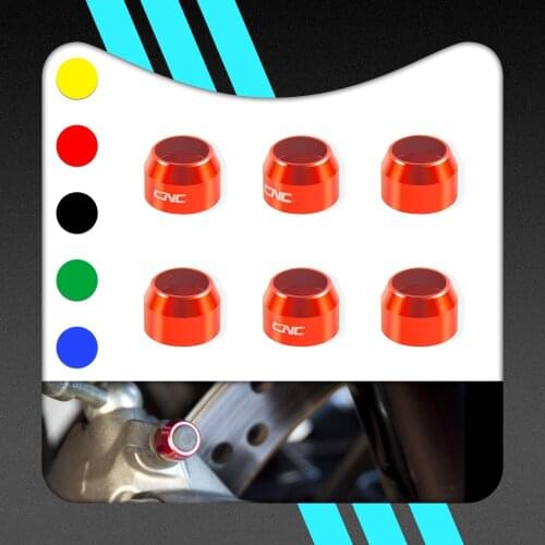 For Ducati Monster Hypermotard Multistrada Streetfighter Diavel Panigale Motorcycle Universal Billet Bleed Valve Cover Kit