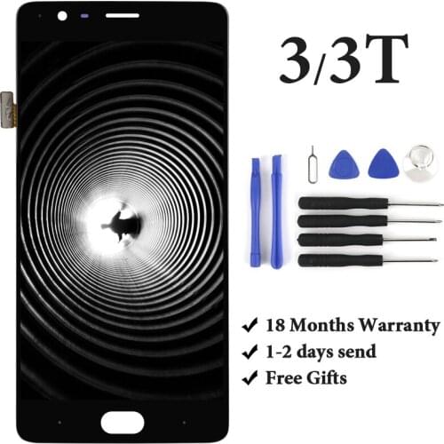 Phone Replacement Parts For Oneplus Three LCD Touch Screen With Frame Assembly For OnePlus 3 A3000 A3003 3T A3010 LCD Display