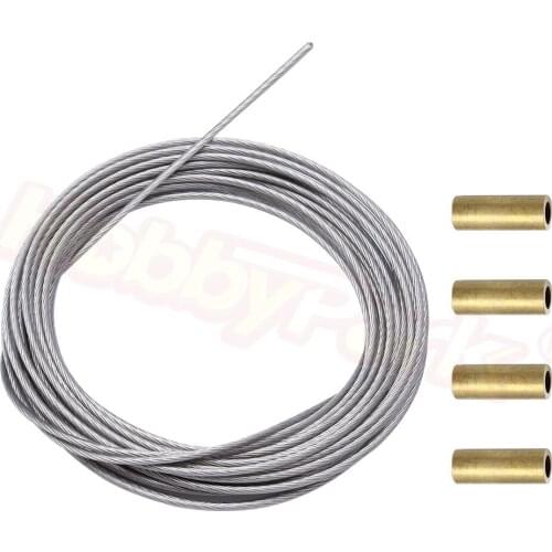 Hobbypark Pull Steel Wire Replacement Parts for RC Airplane (1.0mm)