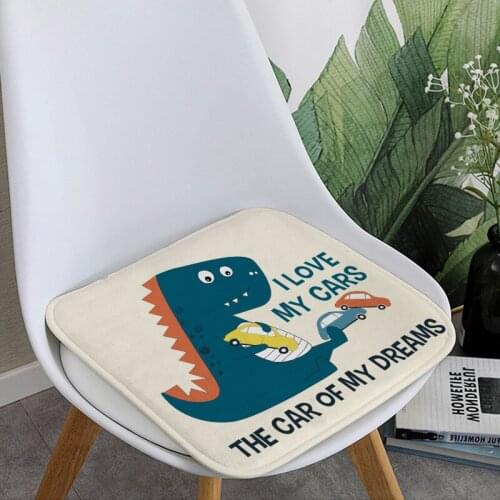 Floor Mat Doormat Cartoon Dinosaur Printed Seat Cushion Soft Sofa Foot Mat Absorbent Anti Slip Bathroom Door Mat Bedside Carpet