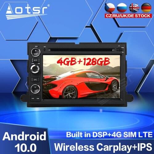 128GB Android Radio Car Multimedia DVD Player for Ford Fusion Explorer F150 Edge / Expedition 2006 - 2009 GPS Navigation Screen