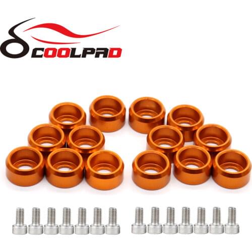 14 PCS Front Fender Frame Fairing Bolts For 690 DUKE R 2014-2018 Motorcycle Accessories Screws Bolt CNC M6 Orange Protection