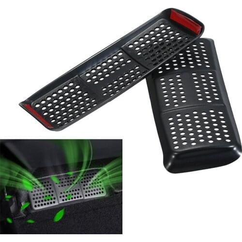 2PCS Car Seat Air Vent Cover Air Flow Vent Grille Protection Car Accessories Replacement for Tesla Model 3 2017-2020