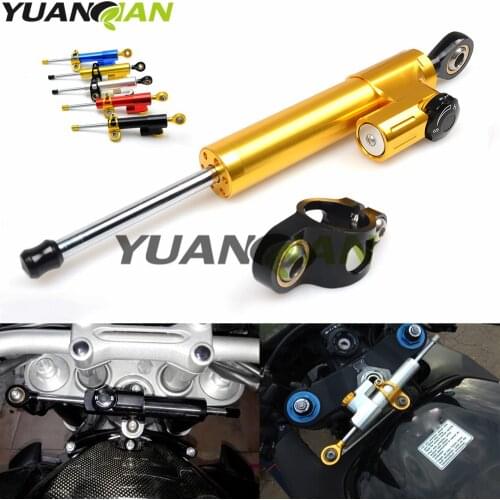 Motorcycle cnc Stabilizer Damper Complete Steering Mounting Bracket For Honda CBR600RR F5 Year 2003 - 2015 CBR1000RR Year 04-07