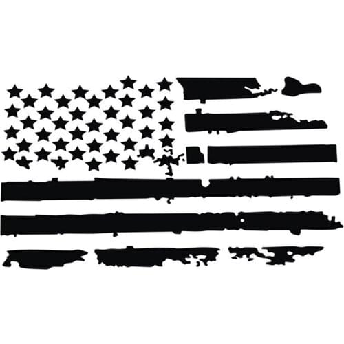 Car Styling Car Sticker Car Exterior Hood Stickers USA Flag Decal Vinyl For Jeep Wrangler Auto Decoration Sticker