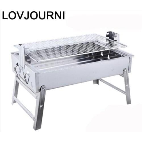 Camping Churasqueira Garden Barbeque Portatil Griller Asador a Carbon Barbacoa Kebab Grill for Outdoor Parrilla Barbecue