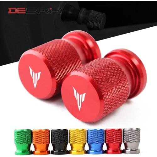 For YAMAHA MT03 MT07 MT09 MT10 CNC Aluminum Motorcycle Accessories Wheel Tire Valve Stem Caps Moto Airtight Dust Covers