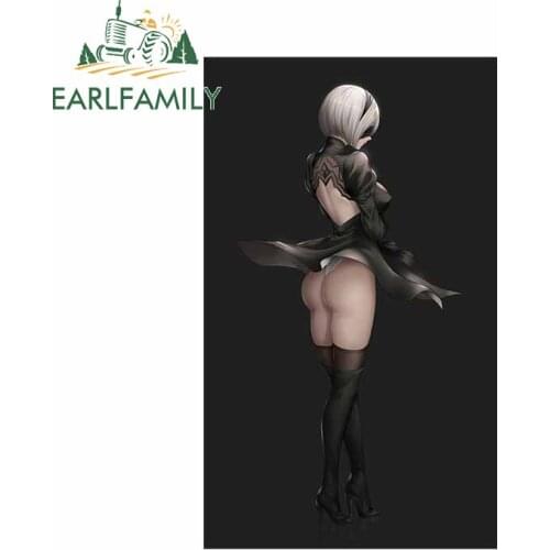 EARLFAMILY 13cm x 7.8cm for NieR Camper Truck Decal DIY Car Stickers Anime Waterproof Body for Car Custom Printing Decoration