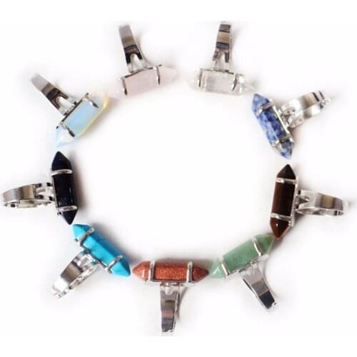 Druzy Natural Stone Tiger eyes Crystal Fashion Ring Clear quartz Crystal Amethysts Jewelry Wedding Rings For Women Free Shipping