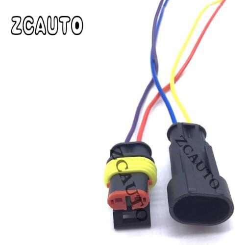 New Waterproof Male Electrical Connectors Plug 2-Pin Way With Wire For Car Motorcycle Scooter Marine