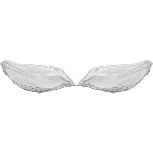 Pair for -BMW F22 F23 2 Series 14-19 Car Headlight Lens Cover Head Light Transparent Lampshade Shell Glass Left+Right