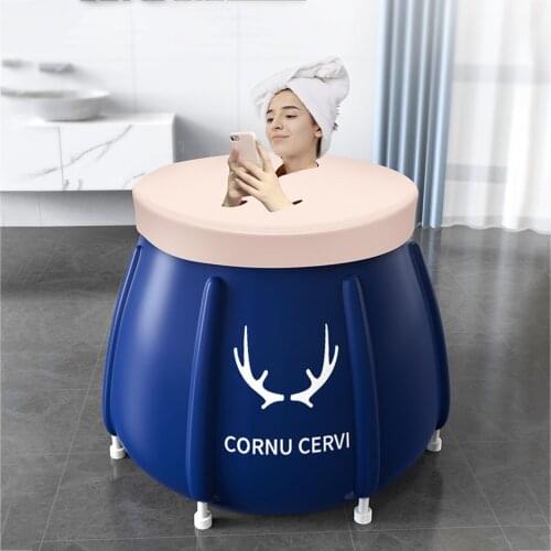 Portable Bathtub Folding Bath Bucket Full Size Foldable Large Adult Tub Baby Swimming Pool Separate Family Bathroom SPA Tub