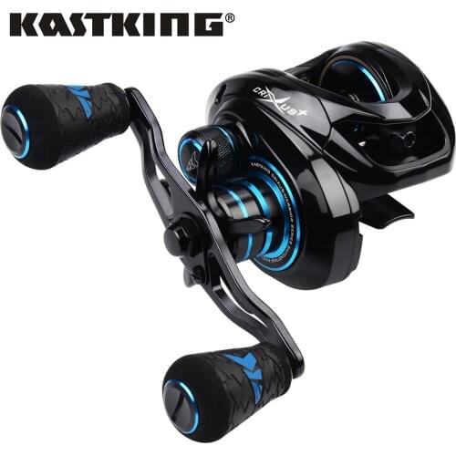 KastKing Crixus Baitcasting Fishing Reel Magnetic Brake System 7+1 Ball Bearings 8KG Drag 206g Bait casting Fishing Coil