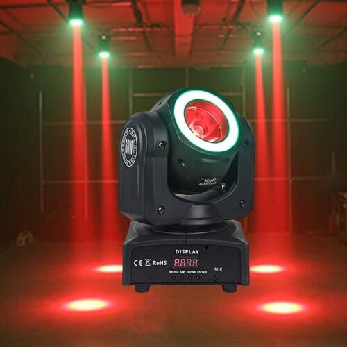 60W LED Beam Moving Head With strip lights RGBW 4 IN 1 Beam and Wash effect moivng head DMX512 for KTV DJ Party stage lighting