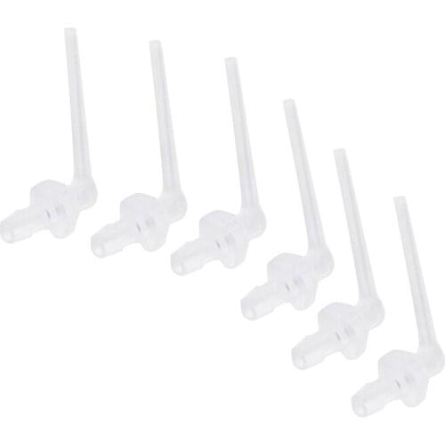 100PCS Durable Dental Materials Intraoral Impression Mixing Tips Nozzles N3 Transparent Mixer Syringe Dentist Products