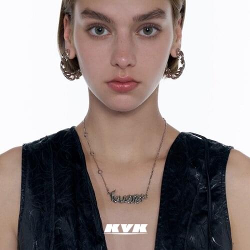 618 pre-sale flame Necklace light luxury niche design clavicle Necklace