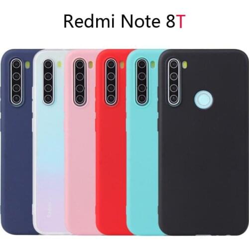 Redmi Note 8 T Case on the Redmi Note 8T Soft Silicon TPU Case For Xiaomi Redmi Note8T Matte Candy color Cases