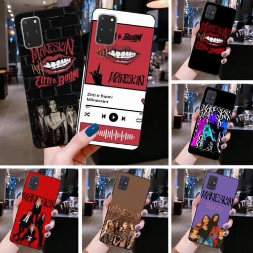 Maneskin Damiano David Phone Case For Samsung Galaxy S21 Plus Ultra S20 FE M11 S8 S9 plus S10 5G lite 2020