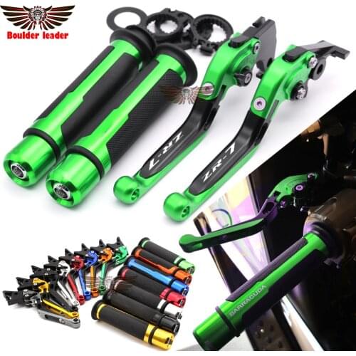 For Kawasaki ZR-7/S ZR7 ZR7S 1999-2003 2000 2001 2002 Motorcycle Adjustable Folding Brake Clutch Levers Handlebar Hand Grips