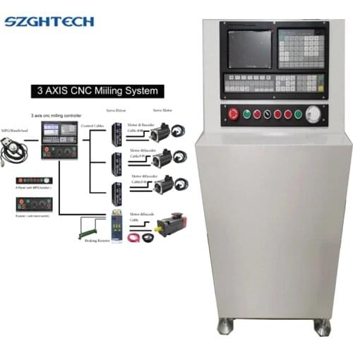 Support ATC +PLC CNC MILLING CONTROLLER FOR MILLING SYSTEM KIT electric cabinet