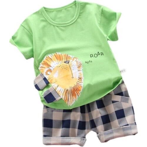 New Summer Baby Girl Clothes Boys Sport T-Shirt Shorts 2Pcs/Set Toddler Casual Costume Fashion Children Clothing Kids Tracksuits