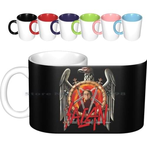 Hail Sagan-X Carl Sagan Mashup Ceramic Mugs Coffee Cups Milk Tea Mug Araya Sagan Carl Sagan Cosmos Cosmic Evil 666 Satan Hail