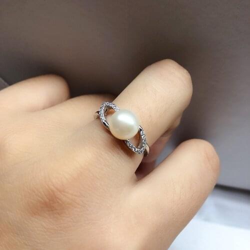 New Arrival Ring Base Mountings Findings Settings Adjustable Ring Jewelry Parts Fittings Accessories for Pearl Beads Stones