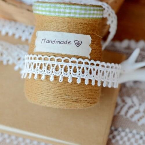 2 Meters/lot Width 1.8cm Ivory Embroidered Lace Trim Water Soluble Lace Fabric DIY Crafts Apparel Garment Sewing Accessories