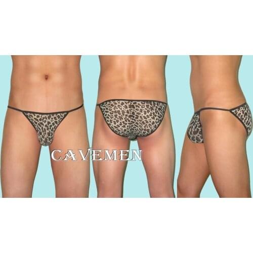 Leopard Simple Low-waisted*2197*T-Back G-String Brief Underwear Triangle pants Trousers Suit free shipping