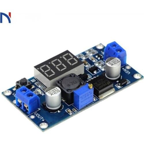 LM2596 LM2596S Power Module + LED Voltmeter DC-DC Adjustable Step-down 3A Power Supply Module with Digital Display