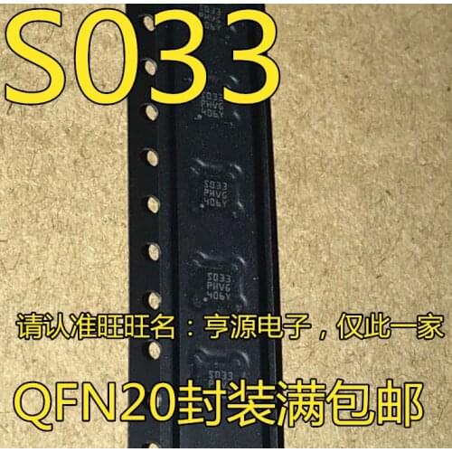 5 Pcs/lote IC stm8s003 stm8s003f3u6 qfn-20 s033 8-bit microcontroller chip