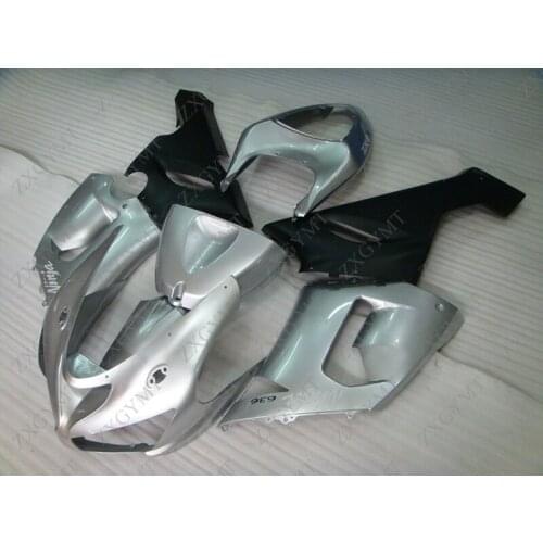 Motorcycle Fairing Ninja ZX-6r 2005 - 2006 Black Silvery Full Body Kits ZX6r 636 06 Fairings ZX6r 636 06
