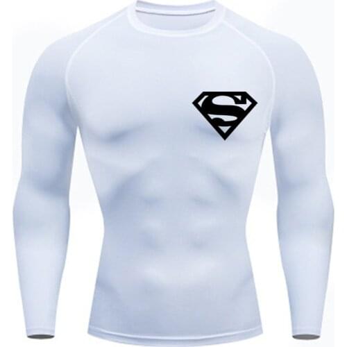 New Summer, Autumn And Winter Tights Long Sleeve Mens Elastic Sports Fitness Suit Basketball Football Training Close Bottomed