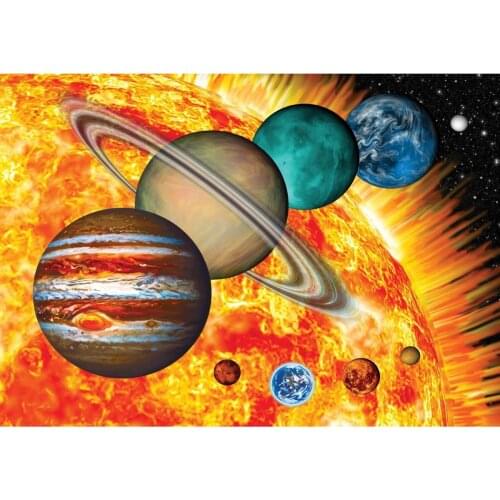 Nova 1000 Piece Jigsaw Puzzle-Solar System and Eight Planet Puzzle-Galaxy Space, Planets