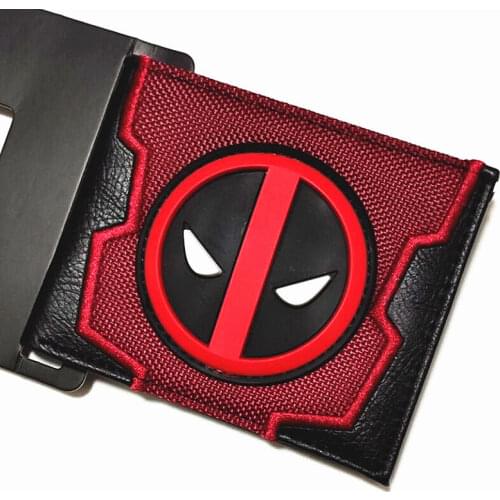 Cartoon Dead Pool Wallet PVC Personalized Casual Short Wallet Coin Wallet Fashion Boy and Girl Wallets