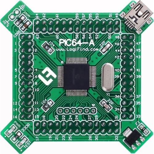 DsPIC Microcontroller Learning Development Board Core Board PIC64-A with DsPIC33FJ128MC706A