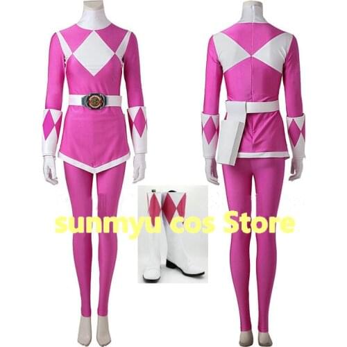 Kyoryu Sentai Zyuranger Mei Pink Cosplay Costume,Custom Size Halloween