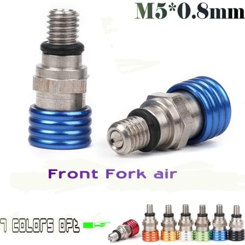 M5*0.8mm Fork Bleeder Relief Valves Fork Relief Valve For CRF YZF KXF RMZ Kayo BSE Dirt Bike Motocross Enduro Supermoto Off Road