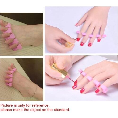 10 Pair Toe Finger Separator Soft Foam Nail Tools Feet Care Tool